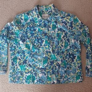 Draper's & Damon's Petites Floral Jacket